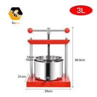 Presse à miel en acier inoxydable, Machine de traitement du miel