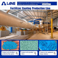 Línea de Producción de Urea Recubierta de Neem LANE, Tambor Rotatorio Granular de Liberación Lenta, Planta de Fabricación Ecológica Totalmente Automática