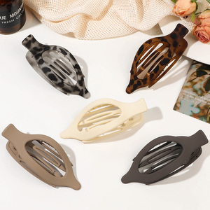 פופולרי חדש מט duckbill <span class=keywords><strong>hairpin</strong></span> גודל גדול כריש שיער קליפ פלסטיק נשים - Product Image 1