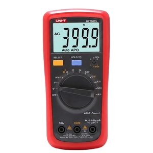Multimètre numérique UNI-T UT136C+ entièrement amélioré avec écran LCD, <span class=keywords><strong>fonction</strong></span> <span class=keywords><strong>HFE</strong></span>, mesure de température et fonctions multiples - Product Image 1