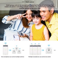 Módulo de Relé Inteligente WiFi Tuya, Control Remoto Inalámbrico, Temporizador, Control por Voz a través de Aplicación, Material de PC Ignífugo, para el Hogar