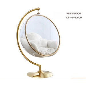 Sedia a Dondolo Sospesa in Acciaio, Design Minimalista in Acciaio al Carbonio, Arredamento <span class=keywords><strong>da</strong></span> <span class=keywords><strong>Esterno</strong></span> per Balcone e Cortile, Poltrona di Dimensioni Standard - Product Image 4