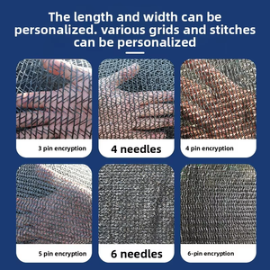 <span class=keywords><strong>Malla</strong></span> de <span class=keywords><strong>Sombra</strong></span> Rectangular de HDPE de Alta Densidad, Negra, con Protección UV, Bordes Reforzados y Ojales, para Exteriores, Patio y Terraza - Product Image 5