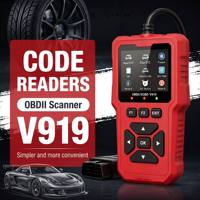 Escáner OBD2 USB V919 Rojo Actualizado 2026, Lector Profesional de Códigos de Luz de Advertencia del Motor para Todos los Vehículos con Protocolo OBD II de 1996 en Adelante