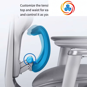 Silla de Oficina Ergonómica de Respaldo Alto con Reposapiés Reclinable de 136 Grados, Diseño de Malla Transpirable, Reposabrazos Ajustables para el Trabajo - Product Image 2