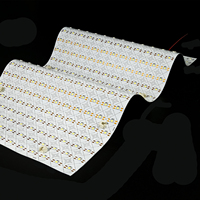 Panneau en pierre de rétroéclairage LED unique de luxe Lampe souple flexible Le film décoratif en marbre transmettant la lumière peut être coupé arbitrairement