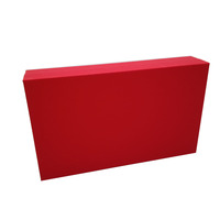 Boîte cadeau rigide en carton magnétique durable personnalisable avec impression dorée à effet UV pour mariage et bijoux