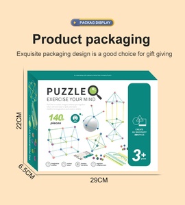 Xây dựng câu đố Xây dựng đồ chơi bộ dụng cụ sáng tạo nhựa món quà tốt nhất tương tác với trẻ em - Product Image 6