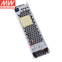 MEAN WELL 201W Fuente de alimentación 15V 13.4A Diseño sin ventilador Indicador LED de protección contra cortocircuitos PFC activo