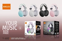 Headphone Nirkabel Soyto Y680 Over Ear Multi Perangkat Panggilan HD untuk Belajar dan Kantor