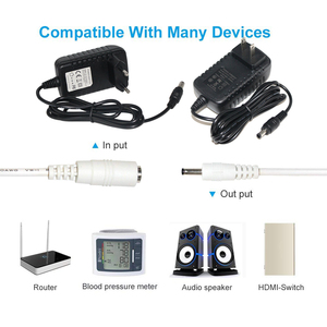 สายไฟต่อ5521 DC เป็น DC 12V 5.5*2.1มม. 20AWG สีขาว - Product Image 5