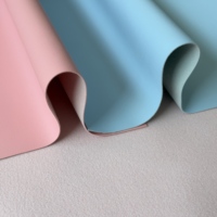 Rouleau de cuir synthétique artificiel en PVC, PU, multicolores et doux, pour sièges de voiture et intérieur, imperméable