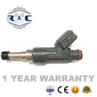 Nueva válvula automática de boquilla de inyección de alta calidad R & C 23250-75100 para inyector de combustible de gasolina probado profesional Toyota Tacoma 100%