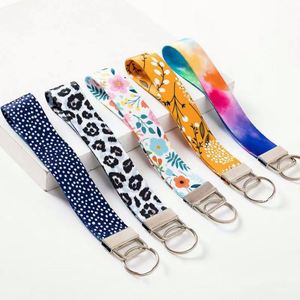 Llavero Personalizado con Cordón Corto, Clip Metálico, Hebilla de Tela, Cordón para Muñeca, Transferencia Térmica, Poliéster, Anillo para Llaves de Teléfono Móvil - Product Image 1