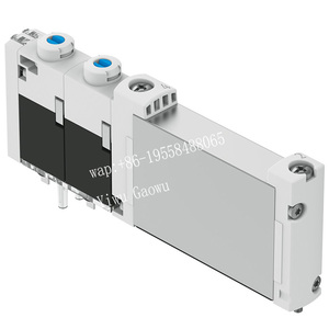 Original 8187059 VUVX-BK10-B52-ZH-F-1T1L 24V 5/2 Vías Doble Solenoide Control Neumático Festo - Product Image 2