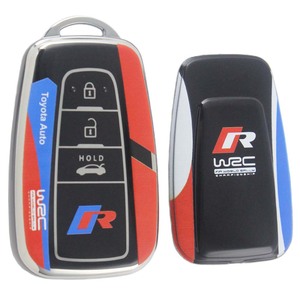 ปลอกกุญแจรถ TPU แบบ Huanyue Racing Style ปรับแต่งได้ตามต้องการ ใช้ได้กับ Toyota, Hyundai, Kia, Genesis DIY - Product Image 4
