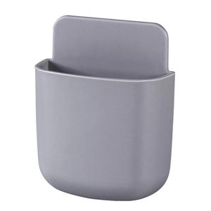 Wall Mount Organizer Adhesive Pen Holder <strong>Remote</strong> <strong>Control</strong> <strong>Storage</strong> Box with Sticky Cubicle Home Office School Made Durable Plastic - Product Image 1