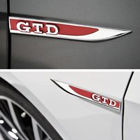 Autocollants d'emblèmes de calandre de voiture 3D en plastique ABS chromé électroplaqué personnalisés en gros pour décalcomanies de carrosserie automobile