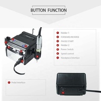G5 E-file Perceuse Portable MAX 28000RPM Professionnelle Silencieuse Antichoc Micro-Moteur pour le Meulage Dentaire et les Laboratoires Dentaires