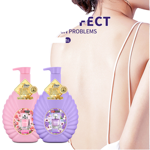 Gel Douche Blanchissant en Gros 1000ml Parfum Rose Longue Durée Exfoliant Anti-Acné pour Femmes - Product Image 1