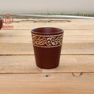 Tasse en bois au design traditionnel chinois, résistante à la chaleur, pour café, idéale pour offrir - Product Image 5