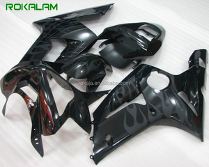 Motocicleta accesorios para <span class=keywords><strong>Kawasaki</strong></span> kit de carenado ZX6R <span class=keywords><strong>ZX</strong></span> <span class=keywords><strong>6R</strong></span> <span class=keywords><strong>636</strong></span> <span class=keywords><strong>ZX</strong></span>-<span class=keywords><strong>6R</strong></span> 03 04 <span class=keywords><strong>2003</strong></span> 2004 moto carrocería carenados partes - Product Image 1