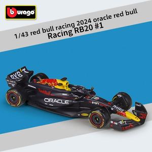 Coche de Carreras <span class=keywords><strong>F1</strong></span> Red Bull 2024 RB20 a Escala 1:43, Modelo de Metal con Acabado de Simulación, Coche de Verstappen, Mejor que Meego Control Force Youth - Product Image 6
