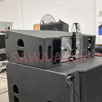 SAWA Audio Vera36 Dual 10" 3-Way Passive Line Array Loudspeaker-1800W RMS/3600W Peak AC Indoor/Outdoor Professional Audio