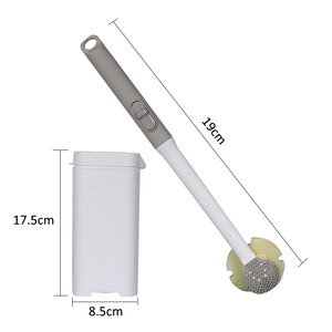 HOLAMOPA-Escobilla de baño para personas mayores, TPR mango ergonómico, diseño no doblado, herramienta de seguridad para baño de vida asistida - Product Image 2