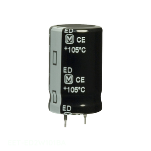 Condensateur à montage traversant EET-ED2W101BA, 100 µF, aluminium, 20 %, 450 V, SNAP TH, Distributeur agréé - Product Image 1