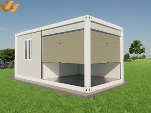 Garage avec porte à enroulement, stockage pour atelier/maison/entrepôt, fabrication chinoise, installation portable, maison préfabriquée en conteneur - Product Image 2