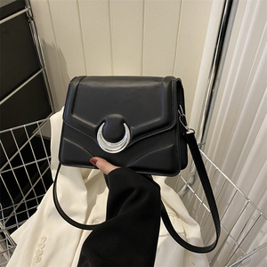 Wholesale Casual PU <strong>Leather</strong> Ladies <strong>Handbag</strong> Open Closure Pure Color Underarm <strong>Shoulder</strong> <strong>Bag</strong> Fashion Popular for <strong>Women</strong> - Product Image 1