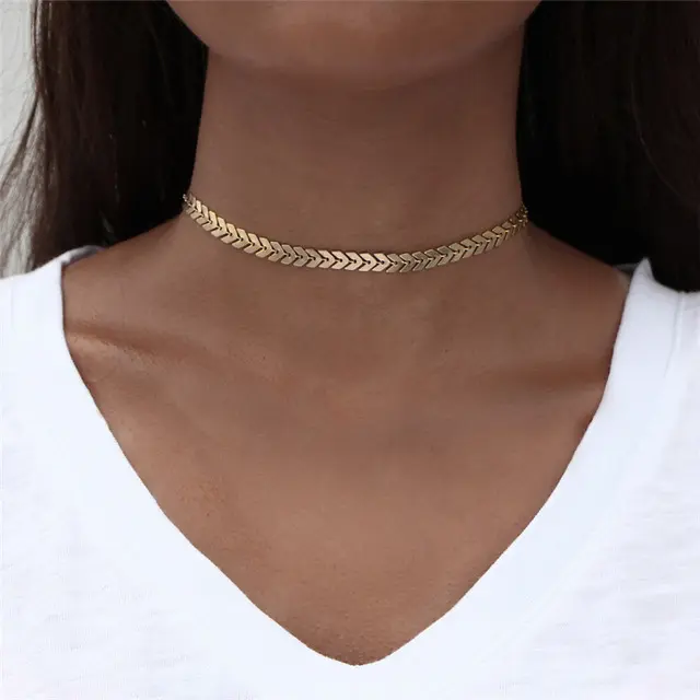 Модное ожерелье-чокер 2020, Модные Изящные геометрические ювелирные изделия с блестками, сплав с золотым покрытием, оптовая продажа