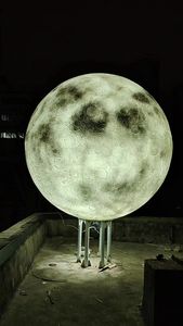 Luz De Luna grande personalizada, lámpara de pie de tierra, centro comercial, Hotel, lámpara de Júpiter, iluminación colgante de pantalla - Product Image 2