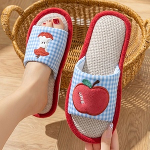 Pantuflas <span class=keywords><strong>de</strong></span> Lino para <span class=keywords><strong>Mujer</strong></span> <span class=keywords><strong>en</strong></span> Primavera y Otoño, Antideslizantes y Ligeras para el Hogar, Pantuflas <span class=keywords><strong>de</strong></span> Lino <span class=keywords><strong>de</strong></span> Verano para Hombre - Product Image 4