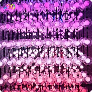 Sphères décoratives RGB colorées imperméables pour l'extérieur, éclairage <span class=keywords><strong>de</strong></span> Noël, boules lumineuses LED festives pour les fêtes - Product Image 6