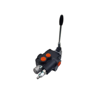 Válvula de Control Direccional Hidráulica Monobloque Manual de Cuatro Vías P40 de 3 Bobinas, 40L/min, 31.5MPa, 24V DC para Maquinaria Agrícola
