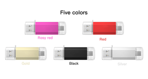 New Tốc Độ Cao Rugged Kép <span class=keywords><strong>USB</strong></span> 2.0 Loại C Mã Hóa Ổ Đĩa Flash 360 Xoay Chéo Thiết Bị Lưu Trữ PC/Điện Thoại Di Động Có Sẵn 64GB Kim Loại - Product Image 6