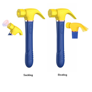 هزاز قضيب اصطناعي للنقطة <span class=keywords><strong>G</strong></span> بـ3 سرعات و21 تردد مع وظائف المص والضرب والتمدد - Product Image 2