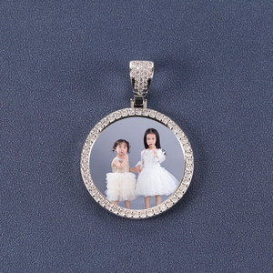 2023 EW Round HOTO uublimation endant enant ecklace is the Best iift for om - Product Image 3