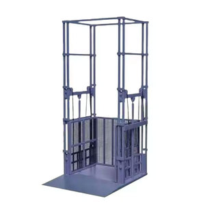 Chi Phí Thấp Hàng Hóa Thang Máy Với Theo Dõi Hoàn toàn Điện Thủy Lực Hàng Hóa Thang Máy Kính Thiên Văn Hàng Hóa Nâng Nền Tảng Để Bán - Product Image 2