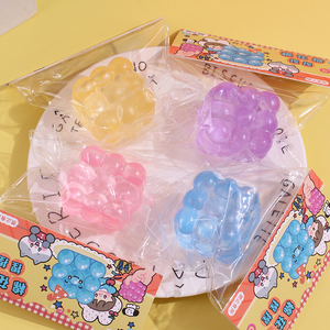 Jouets sensoriels anti-stress tendance 2025 pour l'autisme, balles anti-stress à remontée lente, cubes de maltose carrés, jouets moelleux pour garçons de tous âges - Product Image 1