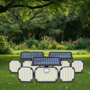 Faro LED Solare Hybec 6W 283x95x104mm con Telecomando per Uso Esterno - Product Image 3