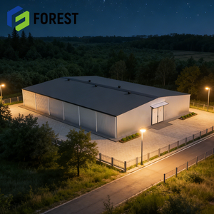 Almacén de Estructura de Acero Resistente al Fuego en Indonesia con Panel EPS, Centro de Distribución Logística de Eficiencia Energética Global - Product Image 1