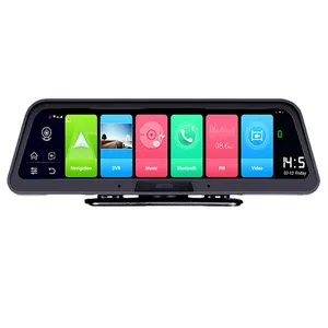 Boenkai 10 "Ips 4G Dash Cam Gps Navigatie Voertuig Recorder Auto Black Box 360 Graden Wifi Adas Android 8.1 Dual Camera Dash Cam