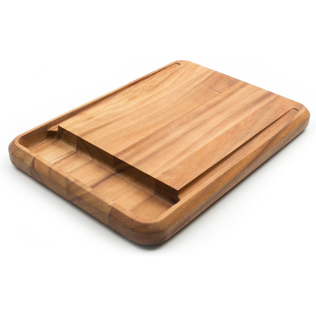 Wood Rectangle Large Cutting Board 2.0cm Thick Dishwasher Safe for Kitchen Use Vegetables Meat Fruits