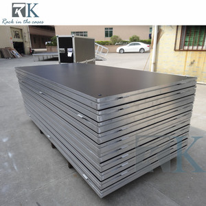 Mobile Event Show Four Legs <b>Stage</b> Aluminum Adjustable Portable DJ Wedding Folding Concert <b>Stage</b> <b>Platform</b> - Product Image 5