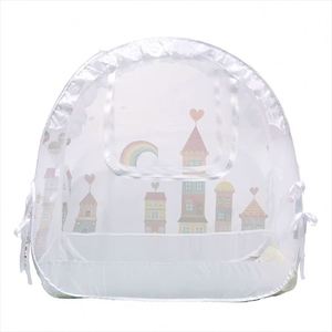 Mosquitera popular de verano para bebé, plegable y portátil, de tela, tipo tienda de campaña para cuna, para el hogar, técnica de tejido. - Product Image 1