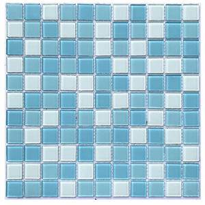 Giá bán buôn Gạch <span class=keywords><strong>Mosaic</strong></span> 300x300mm pha trộn Blues kính hồ bơi Gạch <span class=keywords><strong>Mosaic</strong></span> - Product Image 3