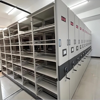Compacteur de fichiers design moderne pour archives Système de fichiers intelligent pour le stockage Rayonnage mobile réglable Matériau métallique pour bibliothèque Sous-sol